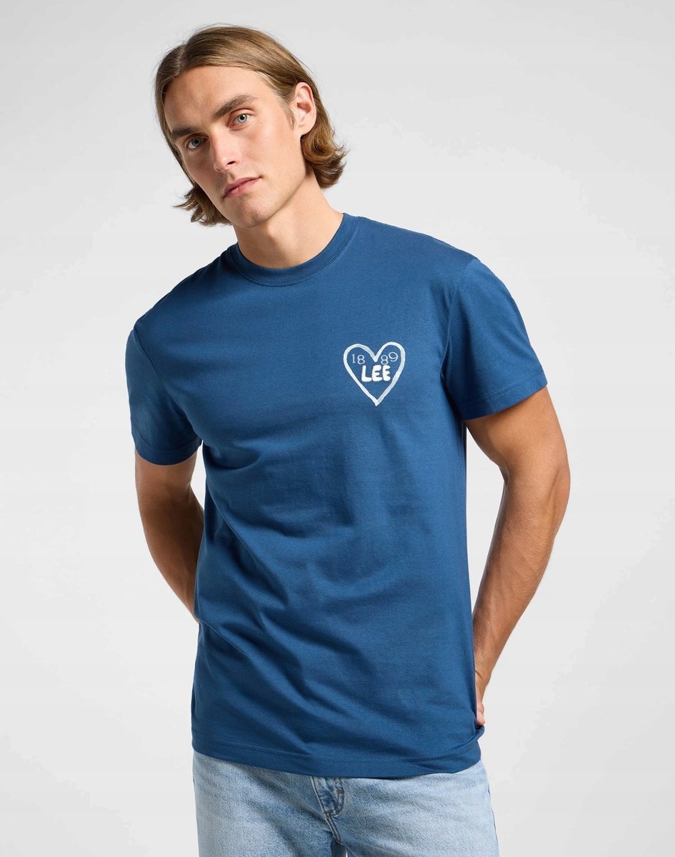 LEE RELAXED GRAPHIC TEE ORION BLUE 112364579 L
