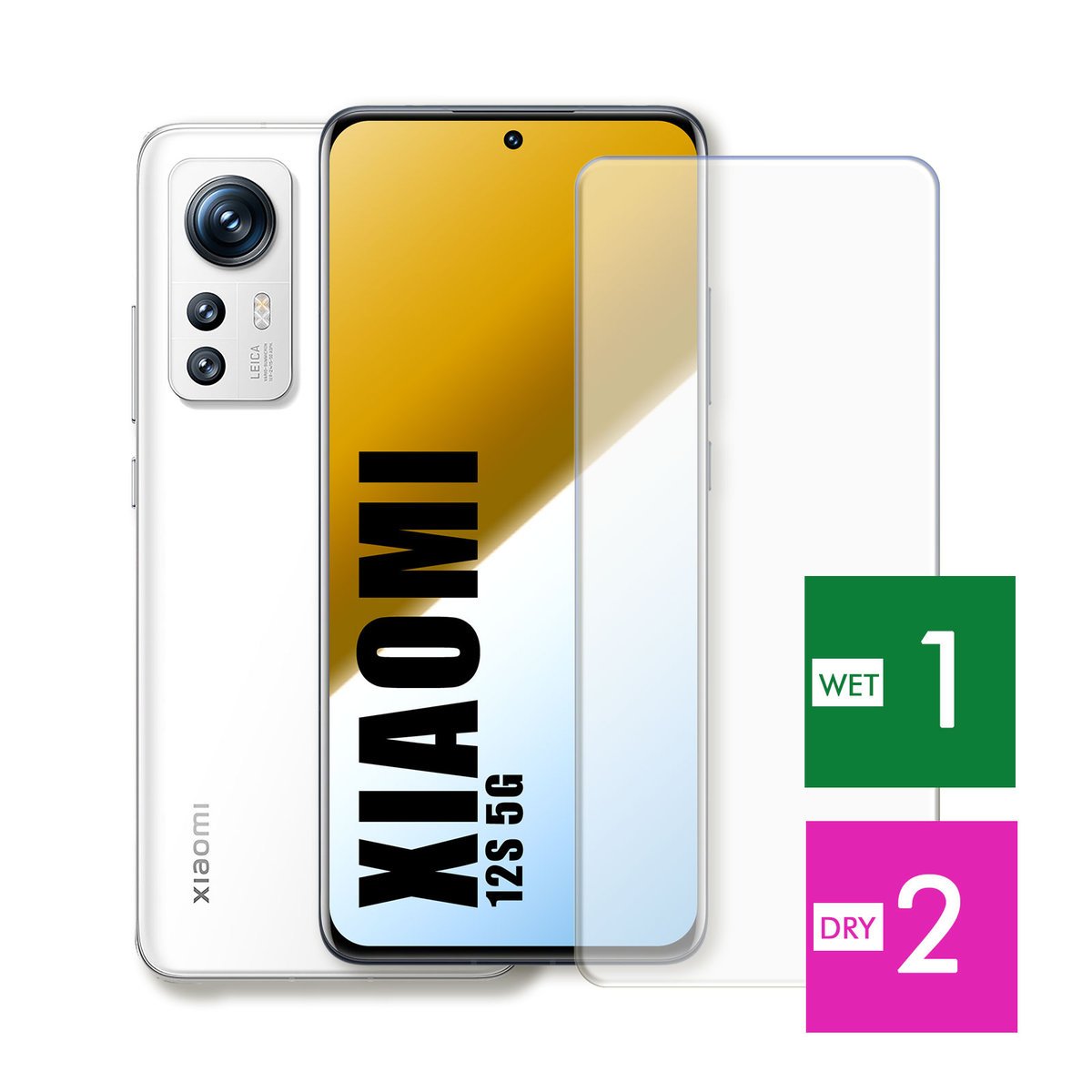 WZMOCNIONE SZKŁO DO XIAOMI 12S 5G SZYBKA HARTOWANE 9H JAKOŚĆ