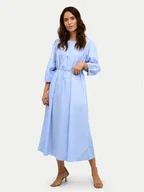 Sukienki - Kaffe Sukienka koszulowa Mackie 10508856 Niebieski Relaxed Fit - miniaturka - grafika 1