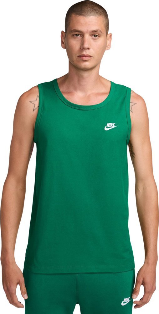 Nike Koszulka męska Nike Club Tank zielona BQ1260 365 L