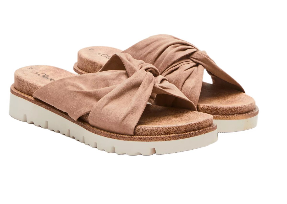 Klapki damskie S.Oliver eleganckie na lato-38