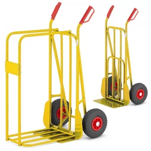 Wózek transportowy magazynowy składany młynarka na drewno HIGHER 280kg - Wózki magazynowe - miniaturka - grafika 1