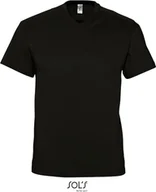 Koszulki męskie - SOLS Koszulka męska V-neck 11150 Czarny Głęboka czerń L - miniaturka - grafika 1