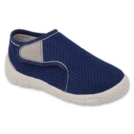 Buty dla dziewczynek - Befado obuwie dziecięce 536P006 niebieskie - miniaturka - grafika 1