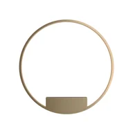 Lampy ścienne - Kinkiet ścienny Rim mosiężno-złoty LED 51W 3000K 2400lm wym: 80 x 80 x 80 cm aluminium IP20 Maytoni - miniaturka - grafika 1