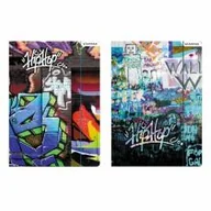 Teczki i skoroszyty - Starpak I TECZKA Z GUMKA PAP A4 STK GRAFFITI FOL 10/100 TZG FL/GRA - miniaturka - grafika 1