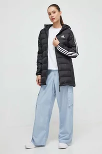 adidas kurtka puchowa damska kolor czarny przejściowa - Kurtki damskie - miniaturka - grafika 1