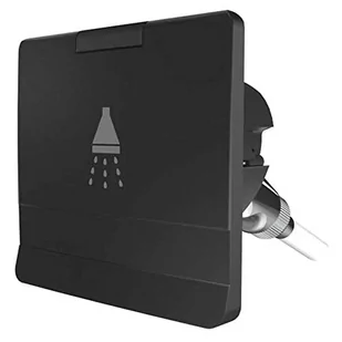 CHROM SHOWERHEAD+BLACK SQUARCOVER+3MHOSE - Akumulatory motocyklowe - miniaturka - grafika 1