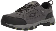 Buty trekkingowe męskie - Skechers Selmen Cormack męskie buty trekkingowe, Skóra węglowa W siatka syntetyczna, 45.5 EU - miniaturka - grafika 1