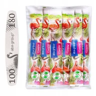 Akcesoria do paznokci - Aba Group Pilnik do Paznokci Papierowy Elipsa 100/180 Bezpieczny Pakiet - miniaturka - grafika 1