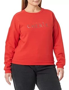 Koszulki i topy damskie - Naf Naf Damska koszulka z długim rękawem, Czerwony (Lipstick Aabn), L - grafika 1