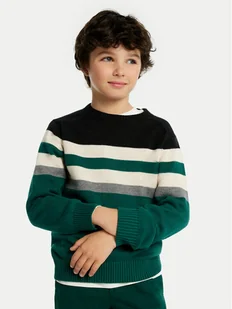 Mayoral Sweter 7393 Zielony Regular Fit - Swetry dla chłopców - miniaturka - grafika 1