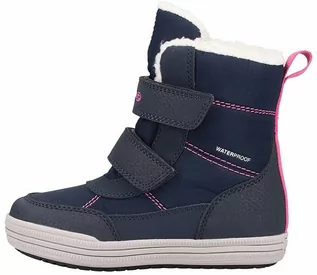 Buty dla dziewczynek - Geox Botki zimowe "Zorian" w kolorze granatowo-jasnoróżowym - grafika 1