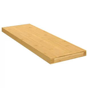 vidaXL Półka ścienna, 60x20x2,5 cm, bambusowa - Półki do salonu - miniaturka - grafika 1