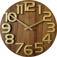 Zegary - JVD Zegar ścienny JVD HT134.2 drewniany 32 cm . - miniaturka - grafika 1