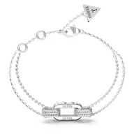 Bransoletki - Bransoletka Guess JUBB04 581JW Srebrny - miniaturka - grafika 1