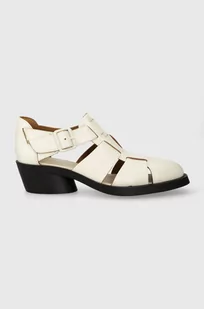 Camper sandały skórzane Bonnie damskie kolor biały na słupku K201635.002 - Sandały damskie - miniaturka - grafika 1