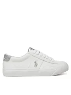 Buty dla dziewczynek - Polo Ralph Lauren Sneakersy Ryley RL02448101 Biały - miniaturka - grafika 1