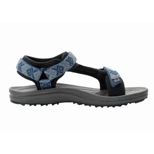 Sandały damskie Jack Wolfskin WAVE BREAKER W elemental blue - 39,5 - Sandały damskie - miniaturka - grafika 1