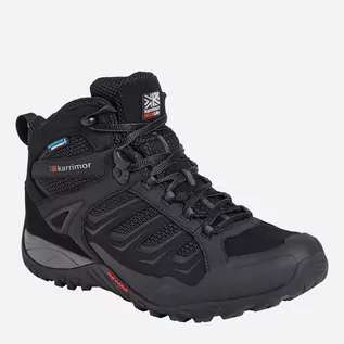 Buty trekkingowe męskie - Letnie buty trekkingowe męskie wysokie nieprzemakalne Karrimor Helix Mid Weathertite K890-BLK 45 (11UK) 29.5 cm Czarne (5017272876726) - grafika 1