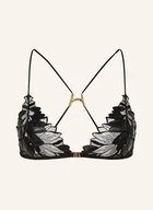 Biustonosze - Livy Biustonosz Trójkątny Moonflower schwarz - miniaturka - grafika 1