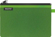 Teczki i aktówki - Leitz Koszulka z suwakiem z dwoma przegródkami Leitz WOW, rozmiar L, zielona 40130054 - miniaturka - grafika 1