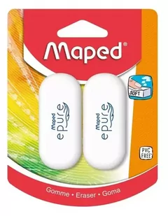Maped Gumka Epure owalna 2 szt. - Przybory szkolne - miniaturka - grafika 2