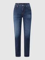 Spodnie damskie - Jeansy o kroju slim boyfriend fit z dodatkiem streczu model ‘Marty’ - miniaturka - grafika 1