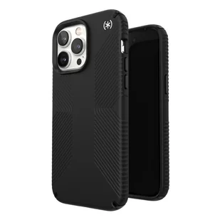 Speck Presidio2 Grip - Antypoślizgowe etui iPhone 14 Pro Max (Black / Black / White) - Etui i futerały do telefonów - miniaturka - grafika 1