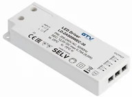 Akcesoria do oświetlenia - Zasilacz Led Slim Easy Click 12V/9W z miniAMP Gtv - miniaturka - grafika 1