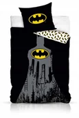 Kołdry i poduszki dla dzieci - POŚCIELI BATMAN ZESTAW 140x200 kołdra 70x50 poduszka 100% Bawełna - miniaturka - grafika 1