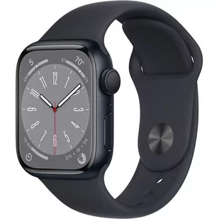 Apple Watch Series 8 GPS 41mm Aluminium MNP53WB/A Czarny - Smartwatch - miniaturka - grafika 1