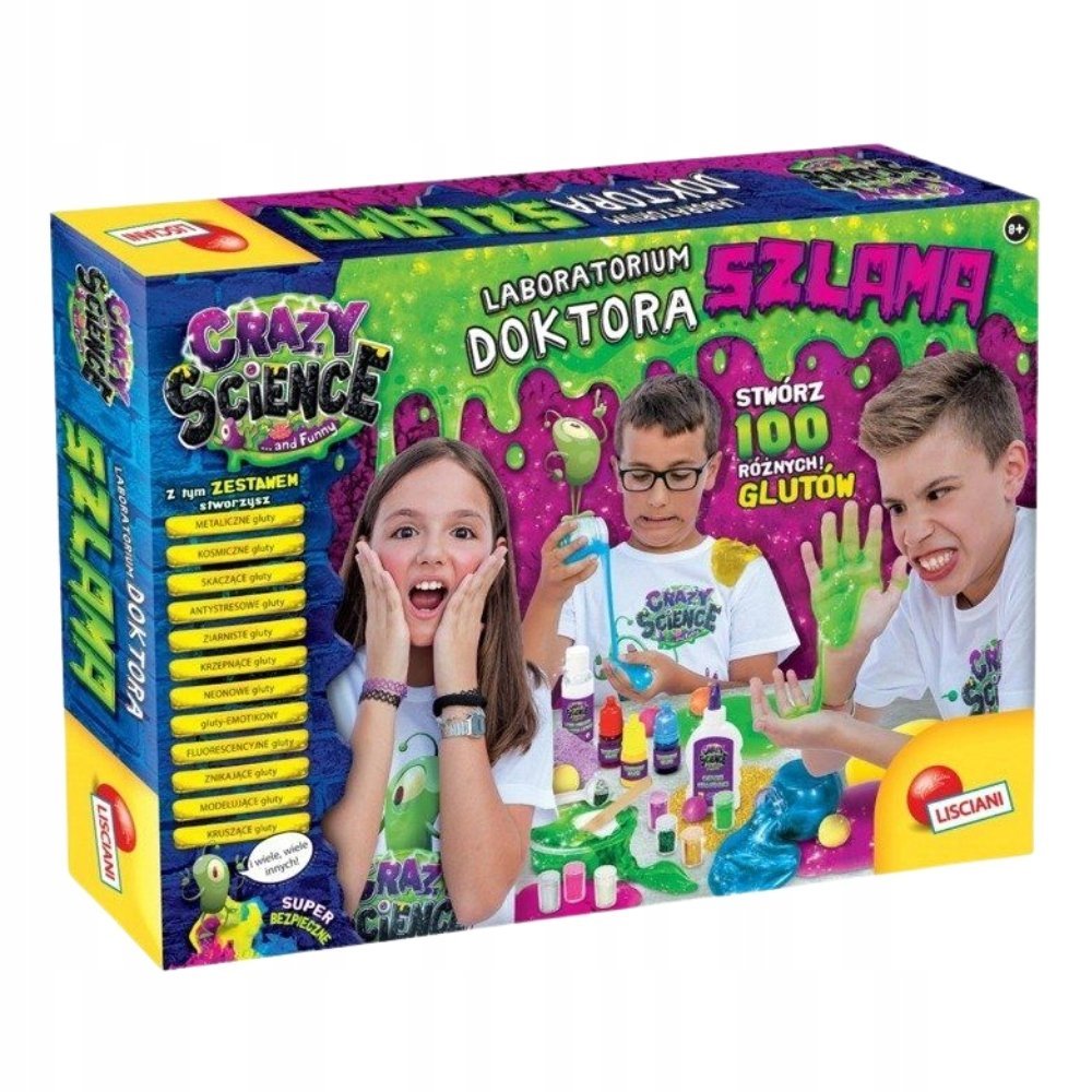 CRAZY SCIENCE DOKTOR SZLAM – KREATYWNA GRA W LABORATORIUM DLA DZIECI