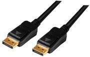 Kable - Kabel LogiLink DisplayPort 1.2 M/M 15 m Black (4052792049503) - miniaturka - grafika 1