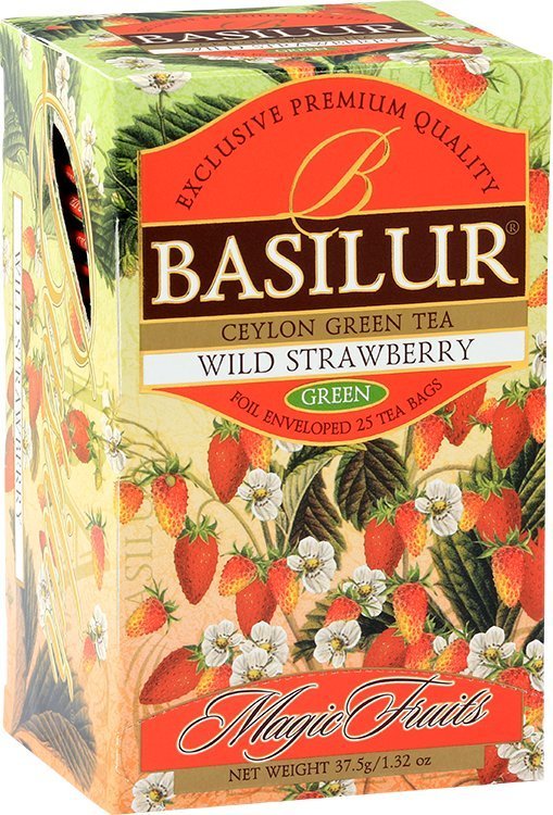Basilur Herbata zielona ekspresowa POZIOMKOWA Basilur