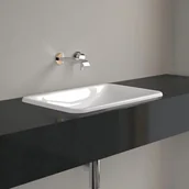 Umywalki - Villeroy & Boch Loop & Friends Umywalka podblatowa 54x34 cm bez przelewu z powłoką CeramicPlus weiss alpin 4A5701R1 - miniaturka - grafika 1