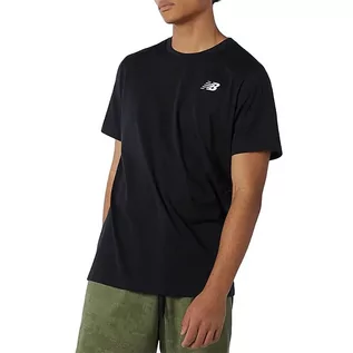 Koszulki sportowe męskie - Koszulka New Balance MT11070BK - czarna - grafika 1