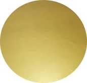 Dodatki do ciast w proszku - Podkład pod tort okrągły złoty 32 cm podkładka pod tort ciasto sztywny - miniaturka - grafika 1