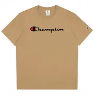 Koszulki męskie - Koszulka męska Champion SS Tee beżowa 220256 MS091 2XL - miniaturka - grafika 1