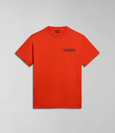 Koszulki męskie - t-shirt uomo napapijri s-gouin np0a4htq a63 orange spicy - miniaturka - grafika 1