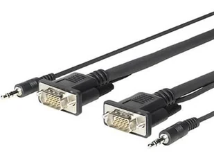 Vivolink PROVGAMCS4.6 adapter kablowy 4,6 m VGA (D-Sub) + 3.5mm Czarny - Adaptery i przejściówki - miniaturka - grafika 1