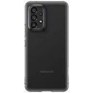 Etui i futerały do telefonów - Samsung nakładka Soft Clear Cover do Samsung Galaxy A53 5G czarna EF-QA536TBEGWW - miniaturka - grafika 1