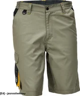 Odzież robocza - CERVA CREMORNE szorty - męskie szorty robocze, wytrzymała tkanina bawełnianiana, 60% bawełna, 40% poliester. 230 g/m2 - jasnooliwkowy 48 - miniaturka - grafika 1