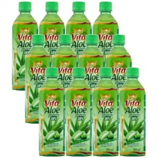 Vita Aloe Napój z aloesem 38% Zestaw 12 x 500 ml - Soki i napoje niegazowane - miniaturka - grafika 1