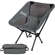 Fotele i krzesła ogrodowe - ROYOKAMP Fotel turystyczny ROYOKAMP Szary - miniaturka - grafika 1