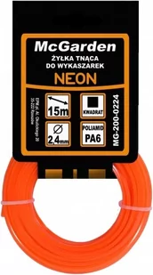 Żyłka Wykaszarki Kwadrat Neon 2,0MM 15M - Akcesoria do kos i kosiarek - miniaturka - grafika 1