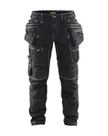 Moda i Uroda OUTLET - Blåkläder 19901141 Werker spodnie Stretch X1900, czarne, D124 - miniaturka - grafika 1