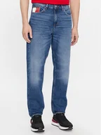 Spodnie męskie - Tommy Jeans Jeansy Isaac Rlxd Tapered Ah6037 DM0DM18224 Granatowy Relaxed Fit - miniaturka - grafika 1