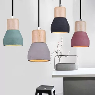 Step into design Lampa wisząca 12cm Step into design Concrete czarny beton ST-5220-BLACK - Lampy sufitowe - miniaturka - grafika 2
