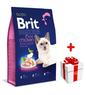 BRIT Premium By Nature Adult Cat Chicken 1,5kg + niespodzianka dla kota GRATIS! - Sucha karma dla kotów - miniaturka - grafika 1